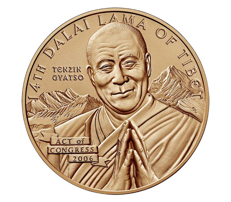 Dalai Lama Bronze Medal