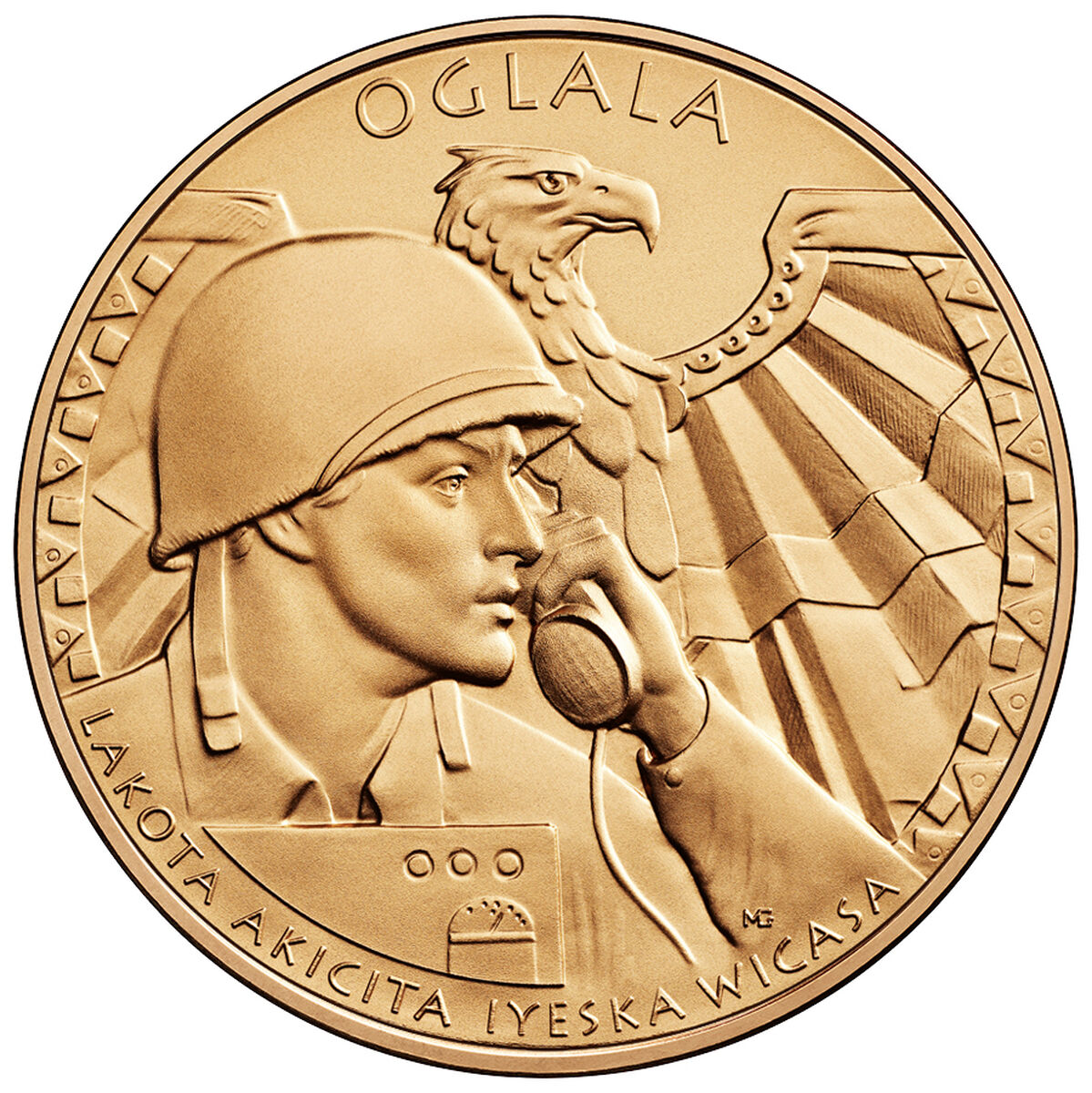 Oglala Sioux Tribe Code Talkers Bronze Medal image number 1.0