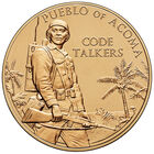 Pueblo of Acoma Tribe Code Talkers Bronze Medal