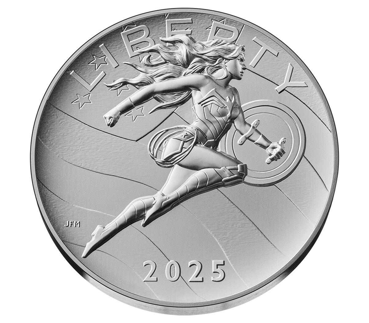 Comic Art 2.5 Ounce Silver Medal &ndash; Wonder Woman&trade;, , hi-res image number 4.0
