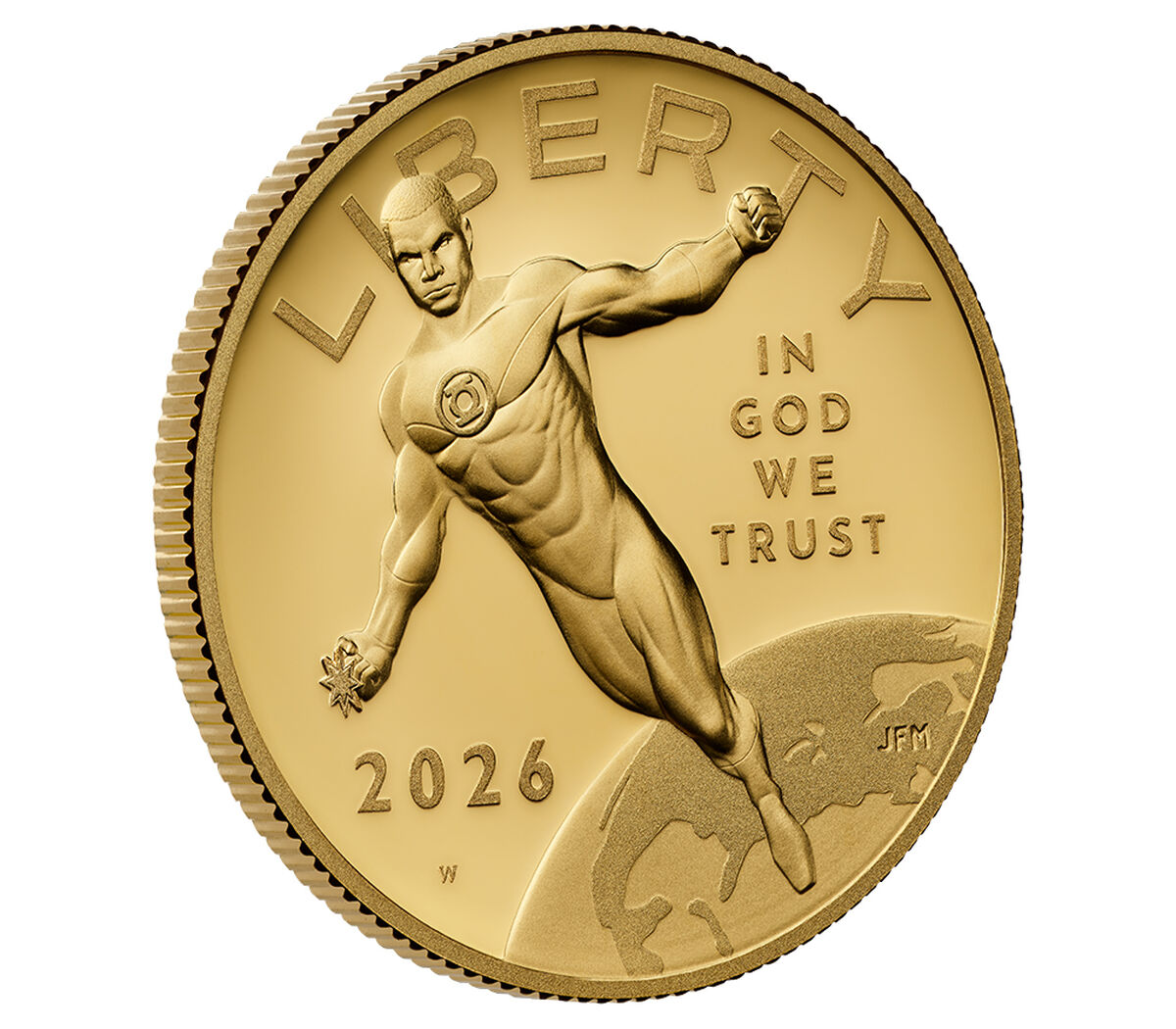 Comic Art 24-Karat Gold Proof Coin &ndash; Green Lantern&trade;, , hi-res image number 3.0