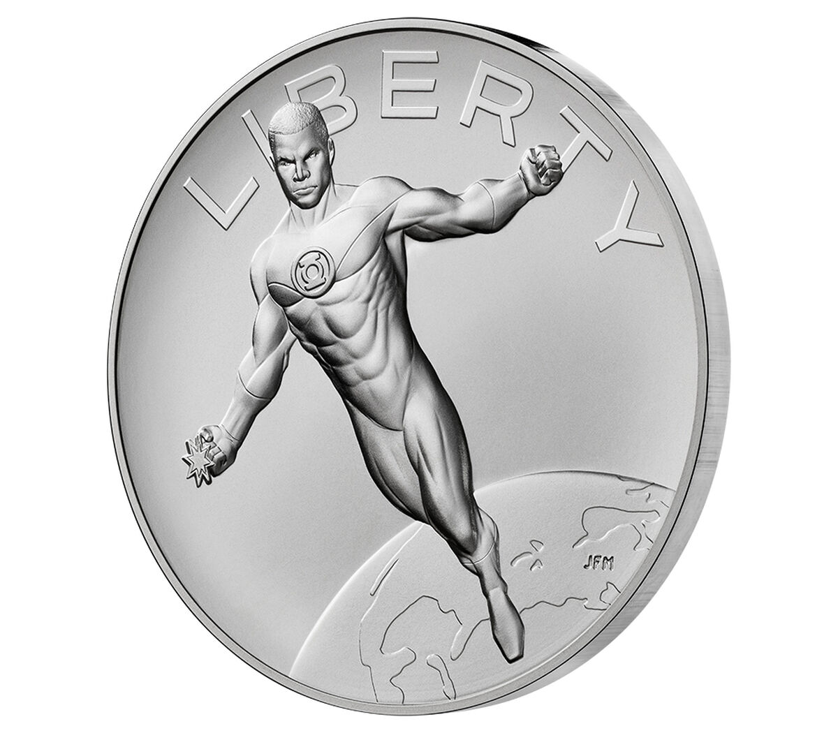 Comic Art One Ounce Silver Medal &ndash; Green Lantern&trade;, , hi-res image number 4.0