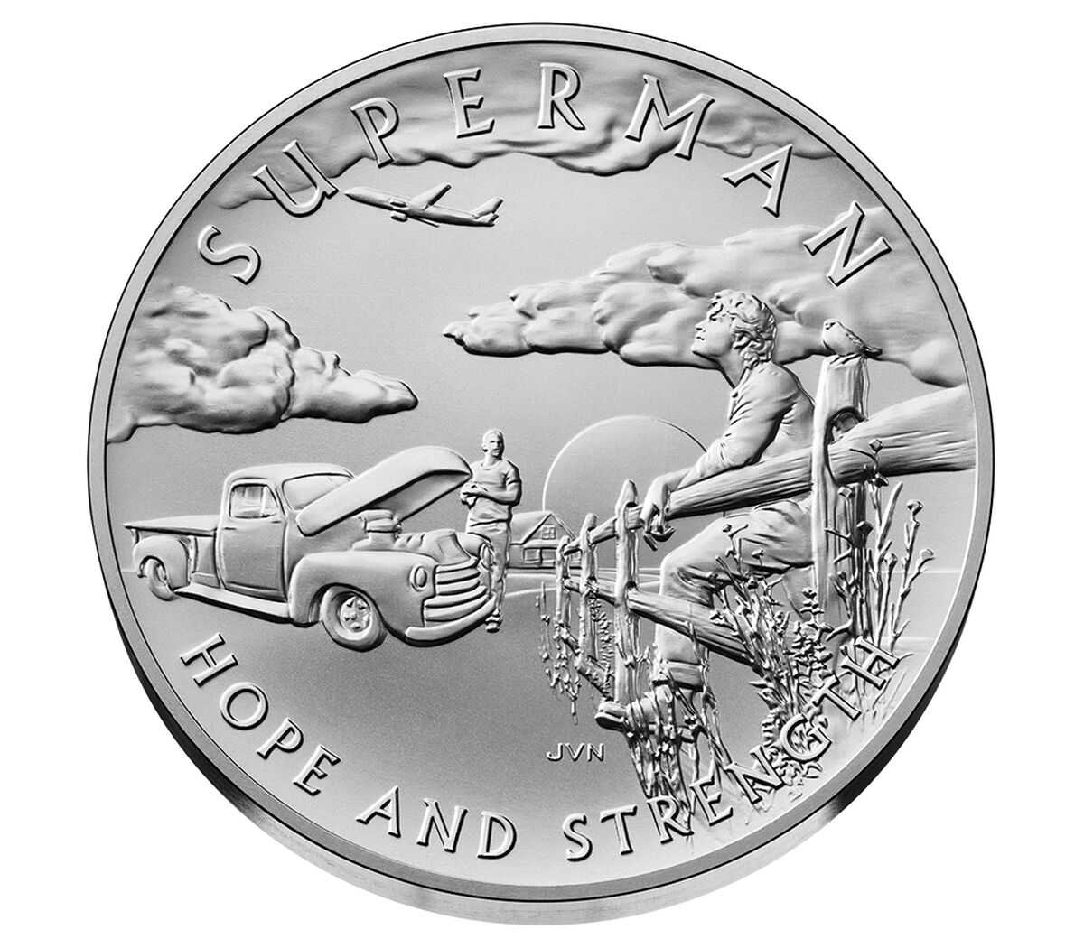Comic Art 2.5 Ounce Silver Medal &ndash; Superman&trade;, , hi-res image number 5.0