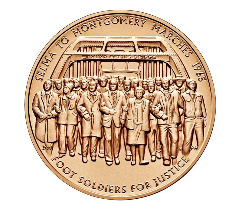 1965 Selma to Montgomery Voting Rights Marches Bronze Medal