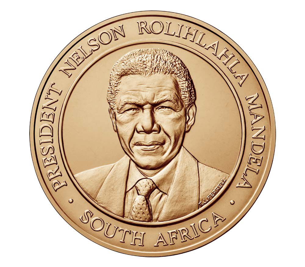 Nelson Mandela Bronze Medal | US Mint