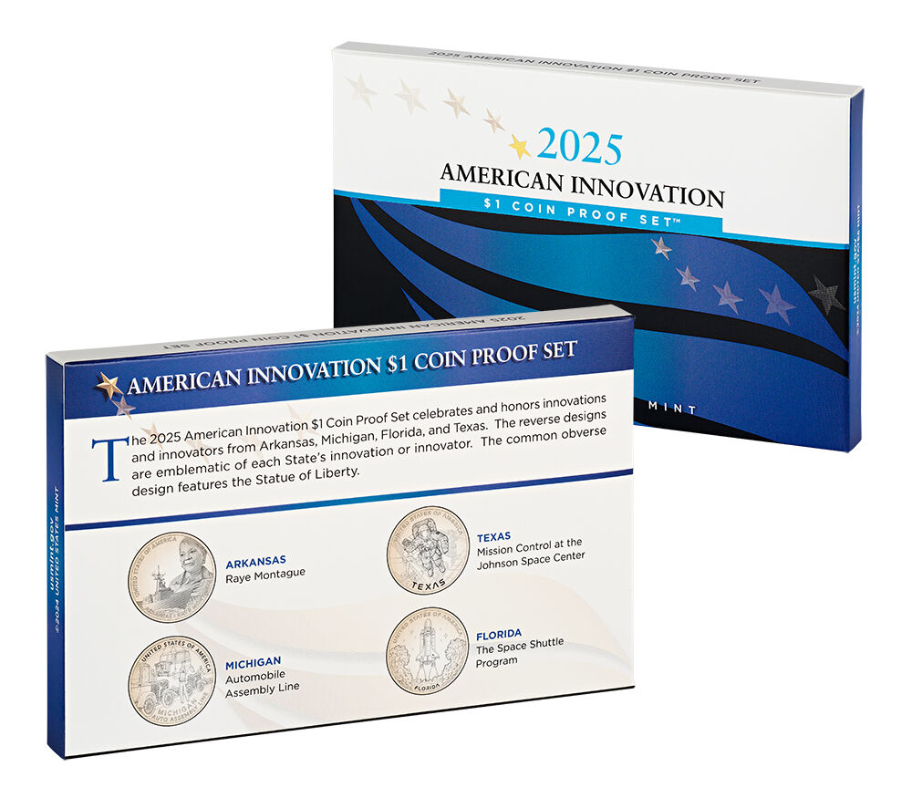 American Innovation 2025 $1 Coin Proof Set | US Mint
