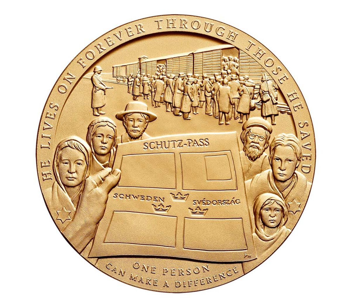Raoul Wallenberg Bronze Medal image number 2.0