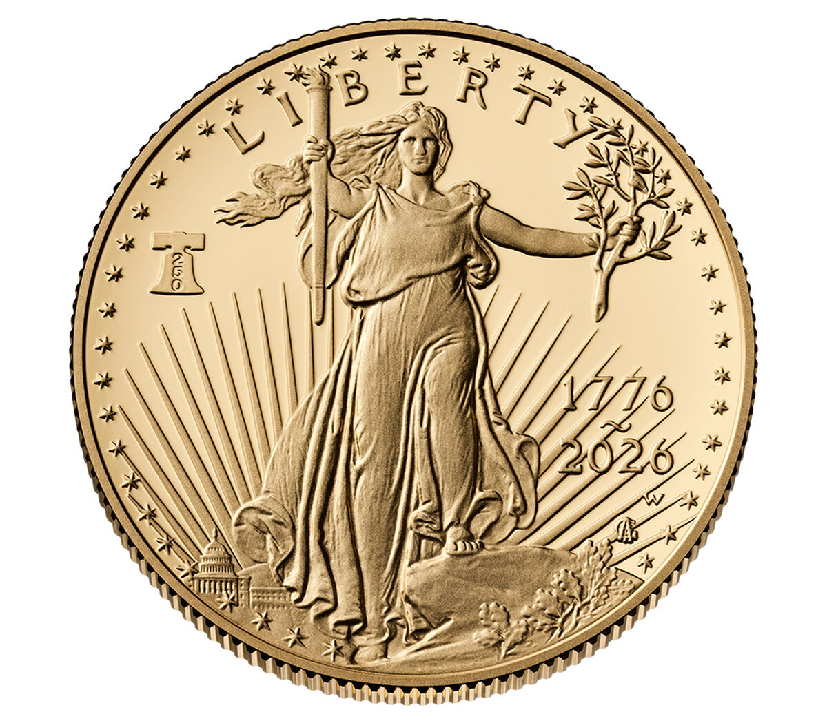 American Eagle 2026 One-Half Ounce Gold Proof Coin, , hi-res image number 2.0