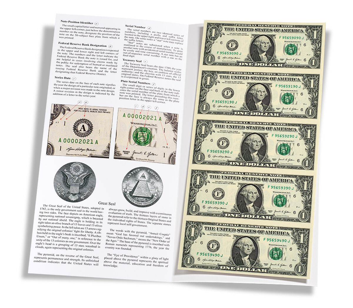 $1 &ndash; 5 Note Sheet (Atlanta) Series 2021, , hi-res image number 9.0