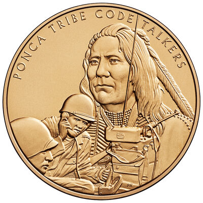 Ponca Tribe Code Talkers Bronze Medal