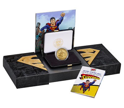 Comic Art 24-Karat Gold Proof Coin &ndash; Superman&trade;