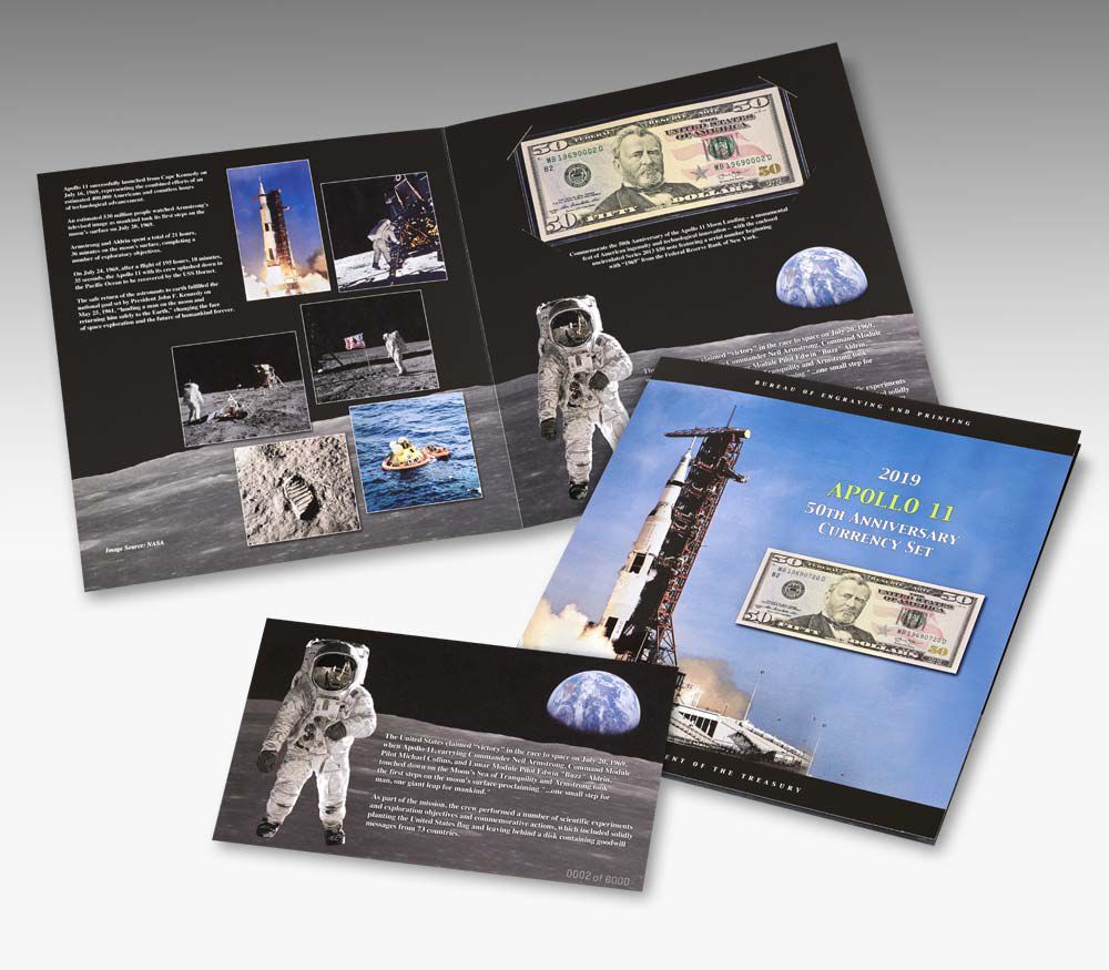 Apollo 11 50th Anniversary Currency Set | U.S. Mint