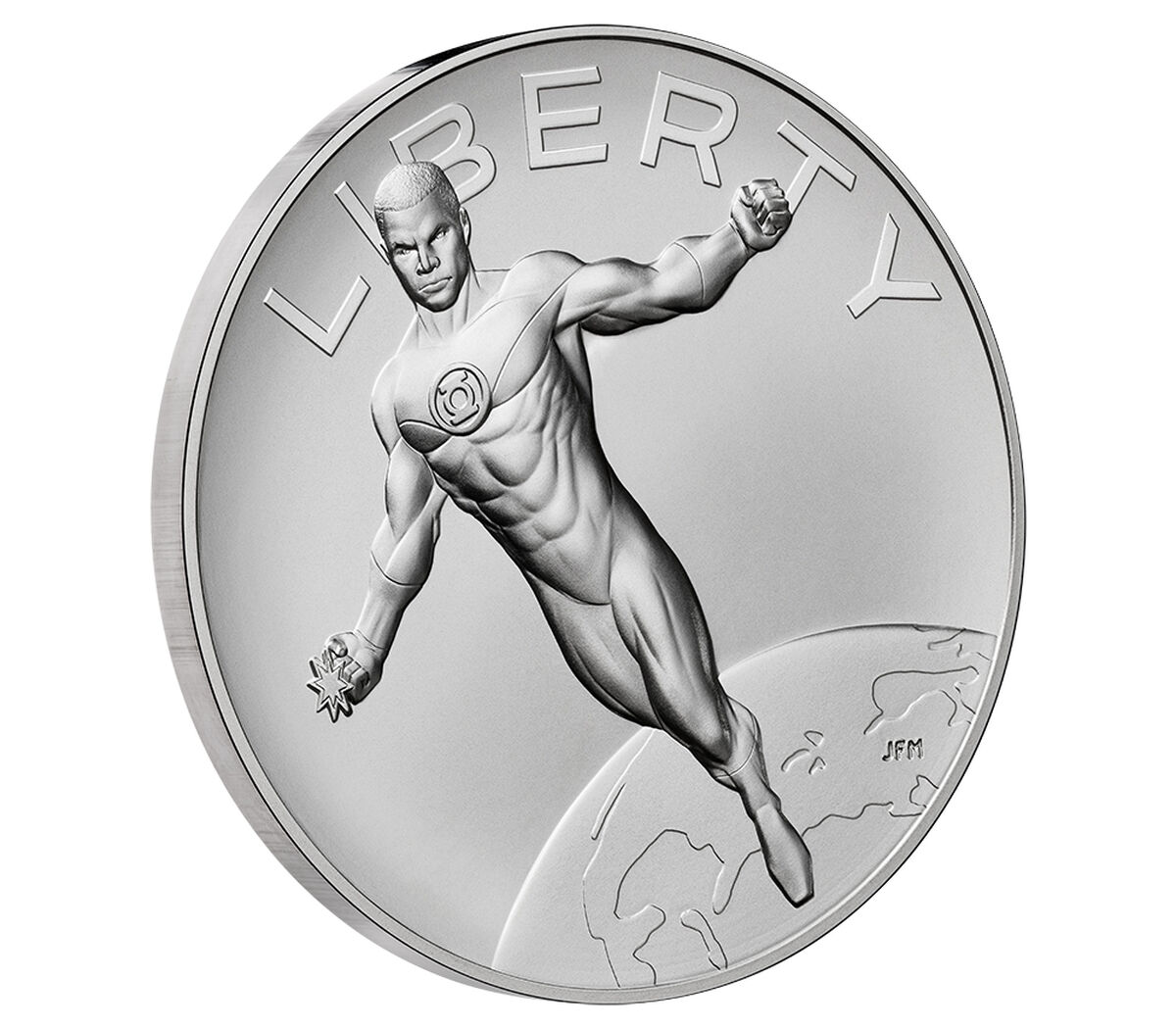 Comic Art One Ounce Silver Medal &ndash; Green Lantern&trade;, , hi-res image number 3.0