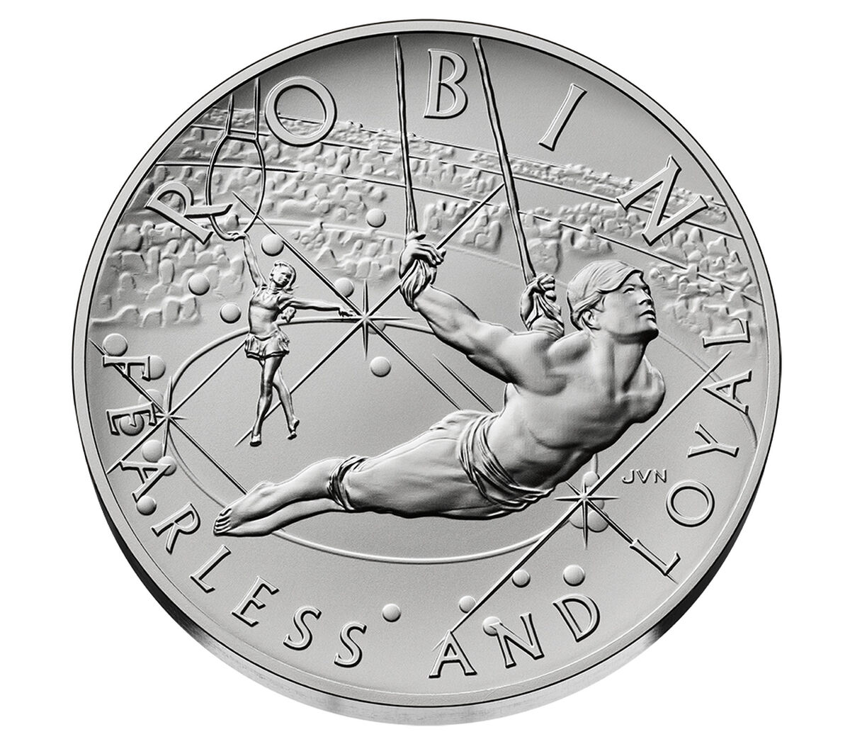 Comic Art 2.5 Ounce Silver Medal &ndash; Robin&trade;, , hi-res image number 2.0