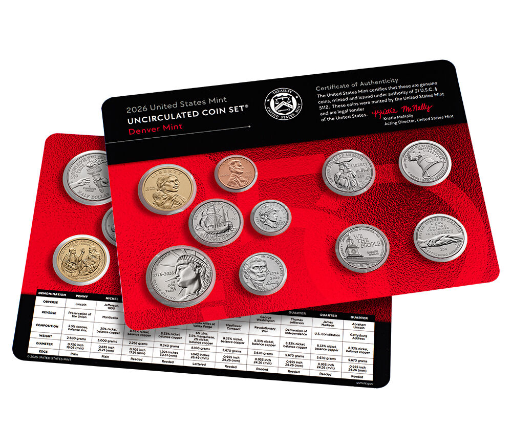 Uncirculated Coin Set 2026 | U.S. Mint