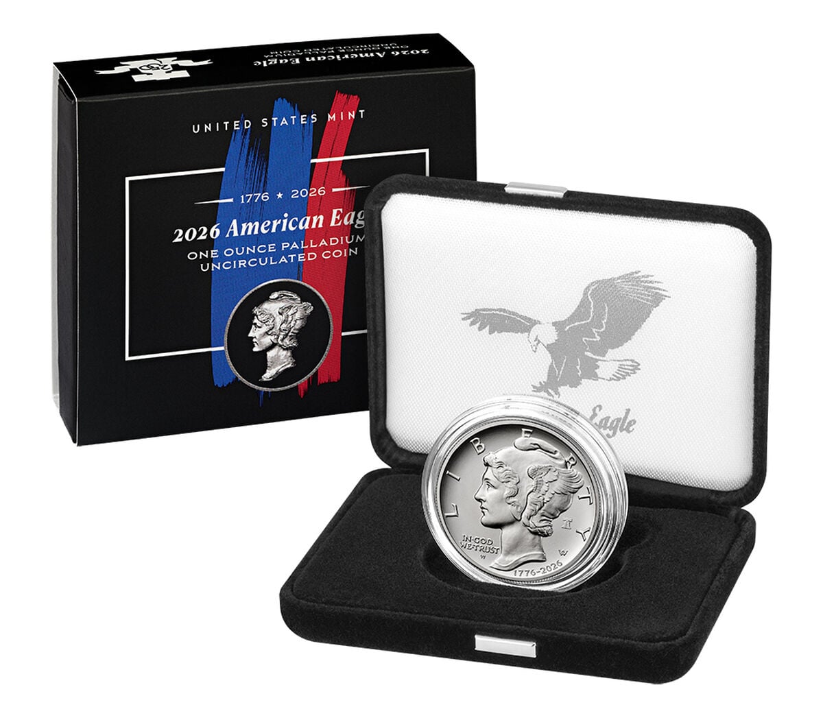 American Eagle 2026 One Ounce Palladium Uncirculated Coin, , hi-res image number 7.0