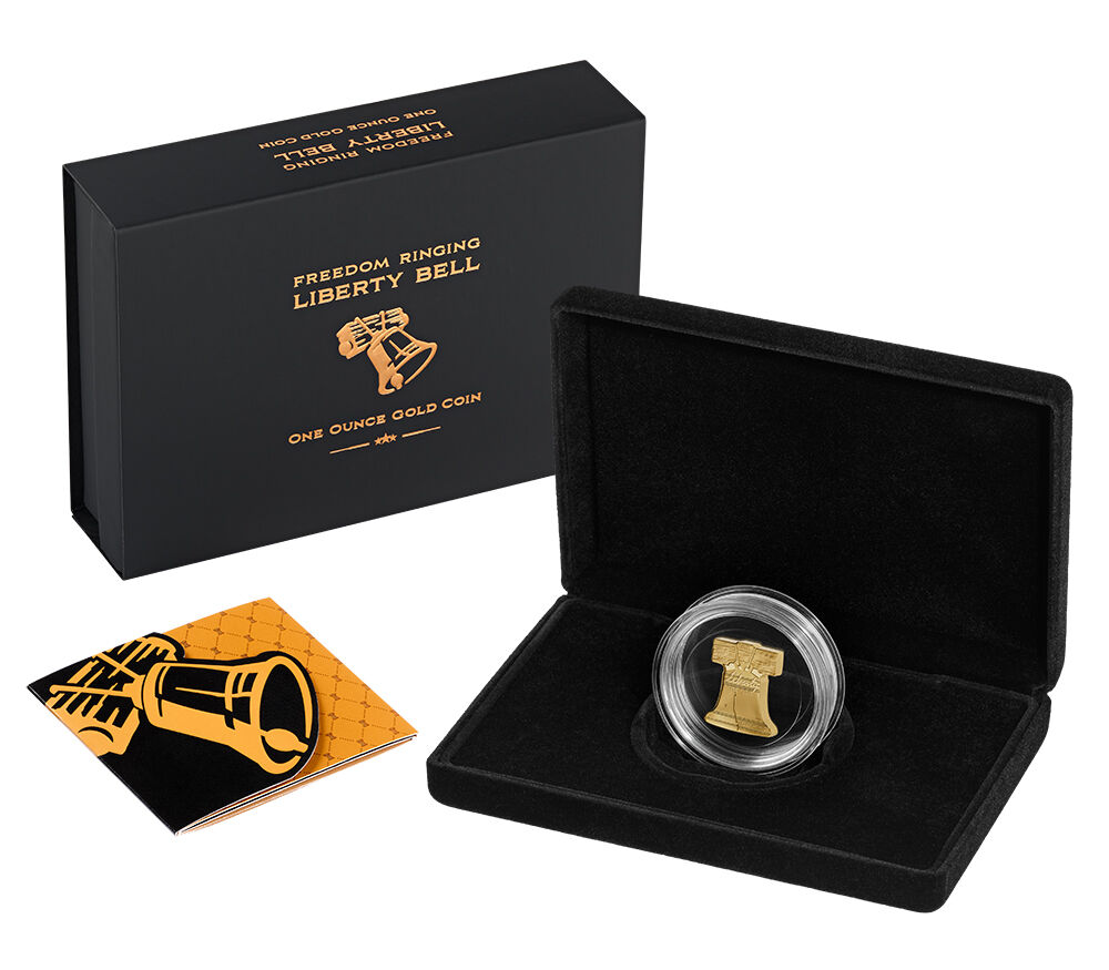 Freedom Ringing – Liberty Bell One Ounce Gold Coin | U.S. Mint