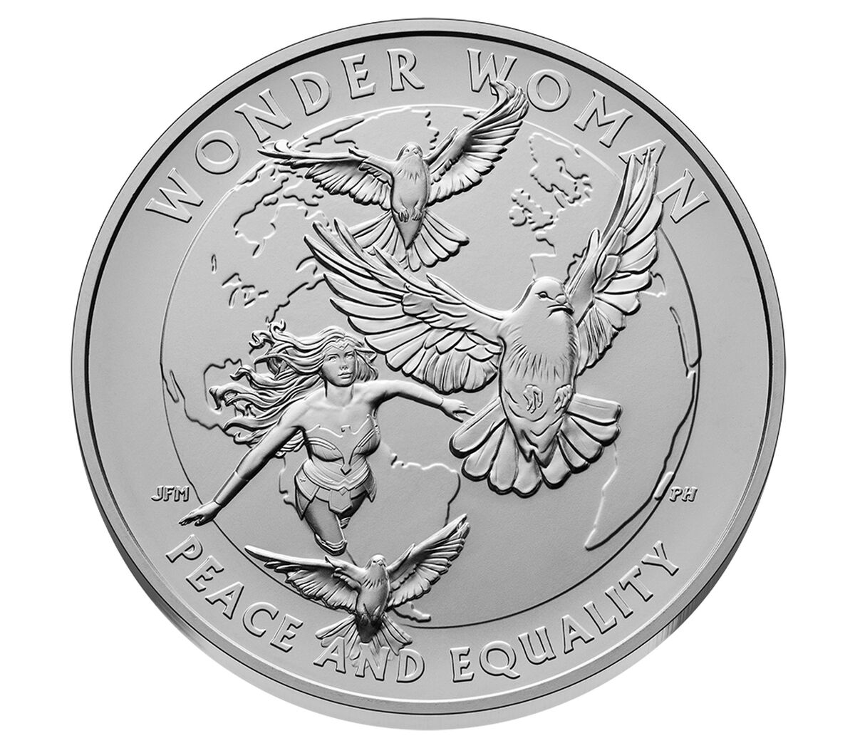 Comic Art One Ounce Silver Medal &ndash; Wonder Woman&trade;, , hi-res image number 5.0