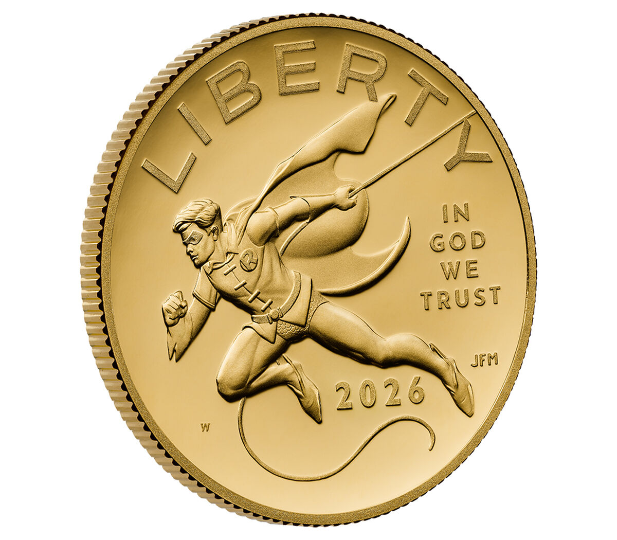 Comic Art 24-Karat Gold Proof Coin &ndash; Robin&trade;, , hi-res image number 3.0