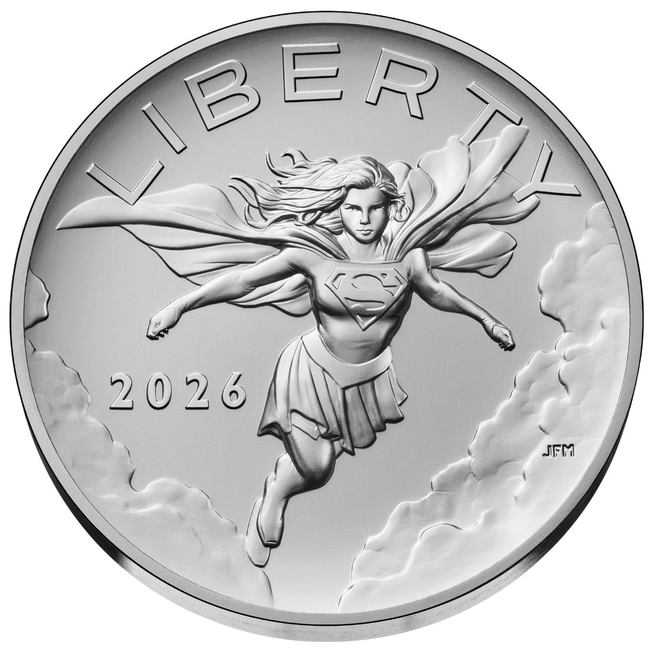 Supergirl Silver Medal Obverse