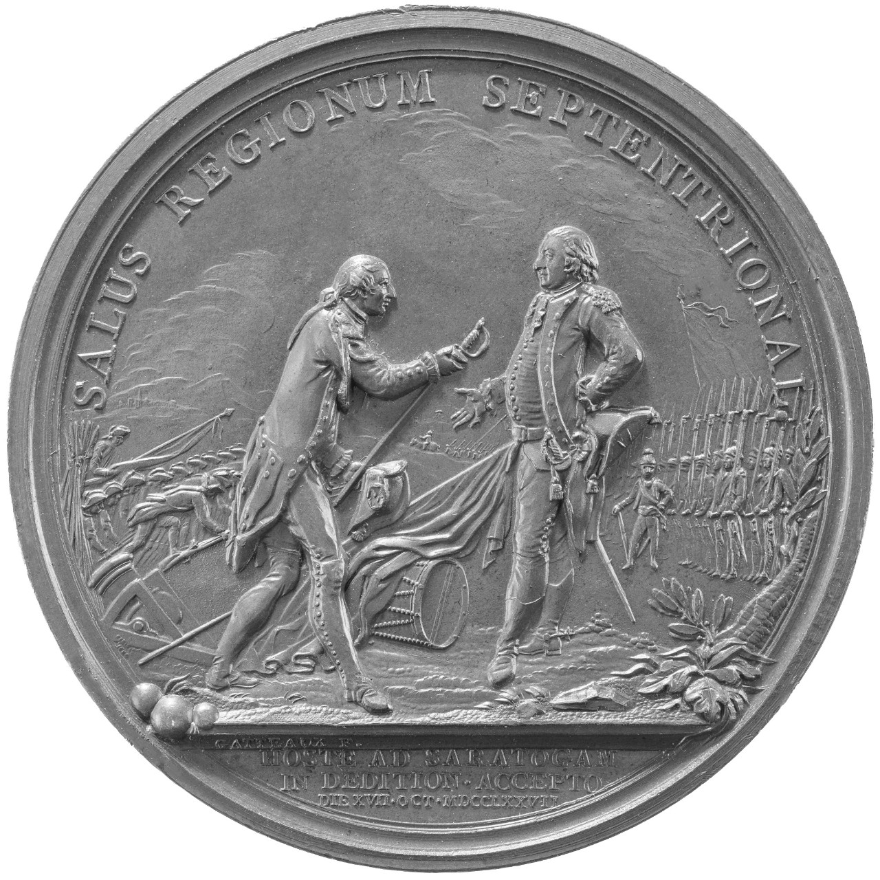 Gen. Horatio Gates Medal Reverse