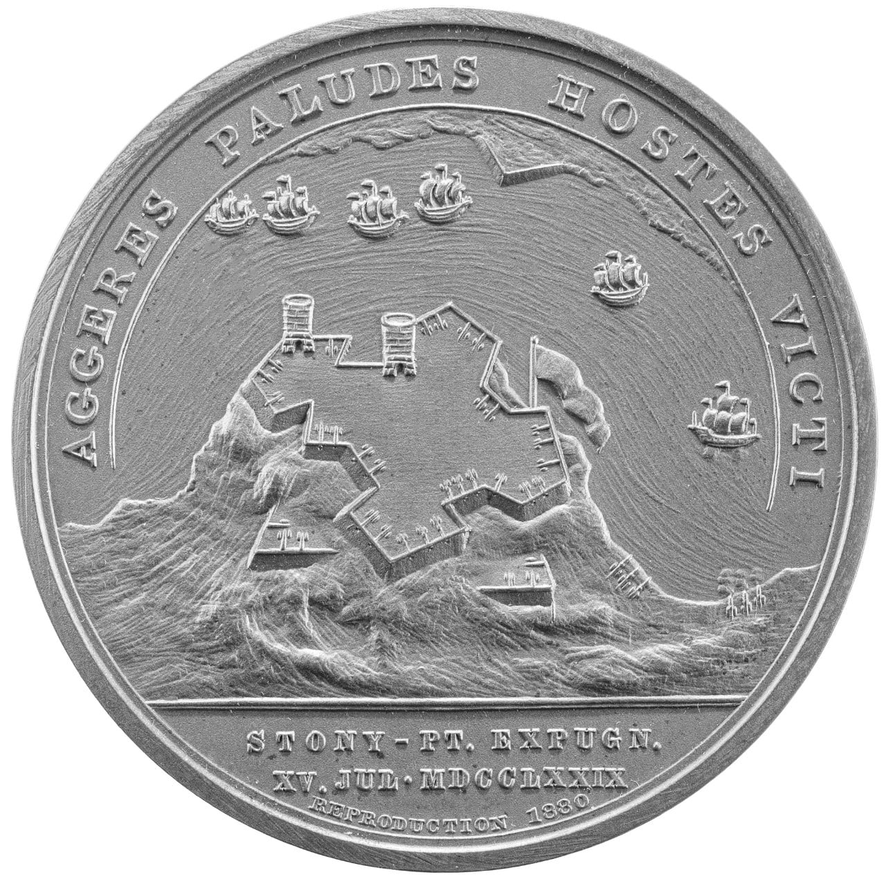 Col. Francois Louis Teisseidre de Fleury Medal Reverse