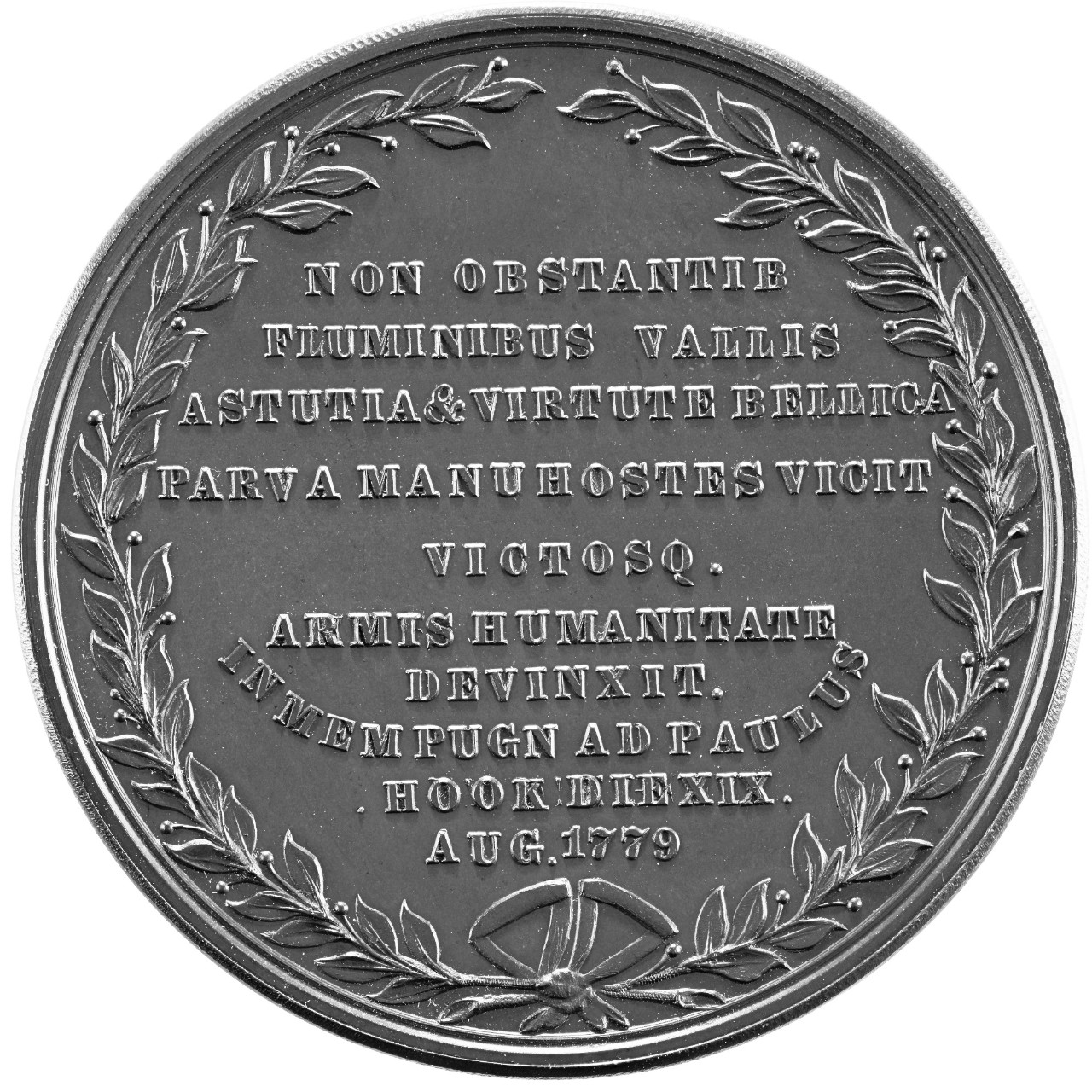 Maj. Henry Lee Medal Reverse