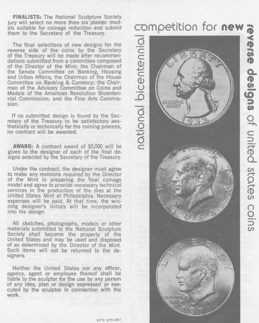 Advertisement for the National Bicentennial Competition