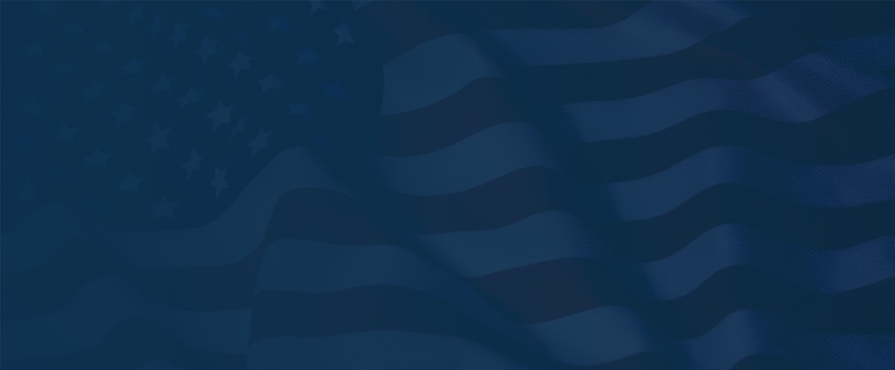 Blue American Flag Background