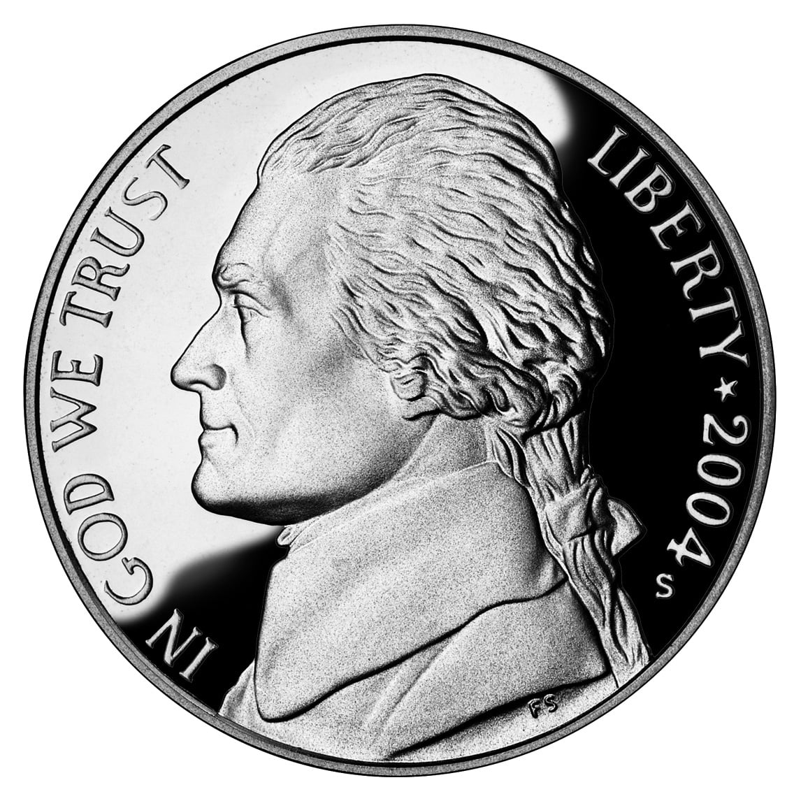 2004 Westward Journey Nickel Series Proof Obverse