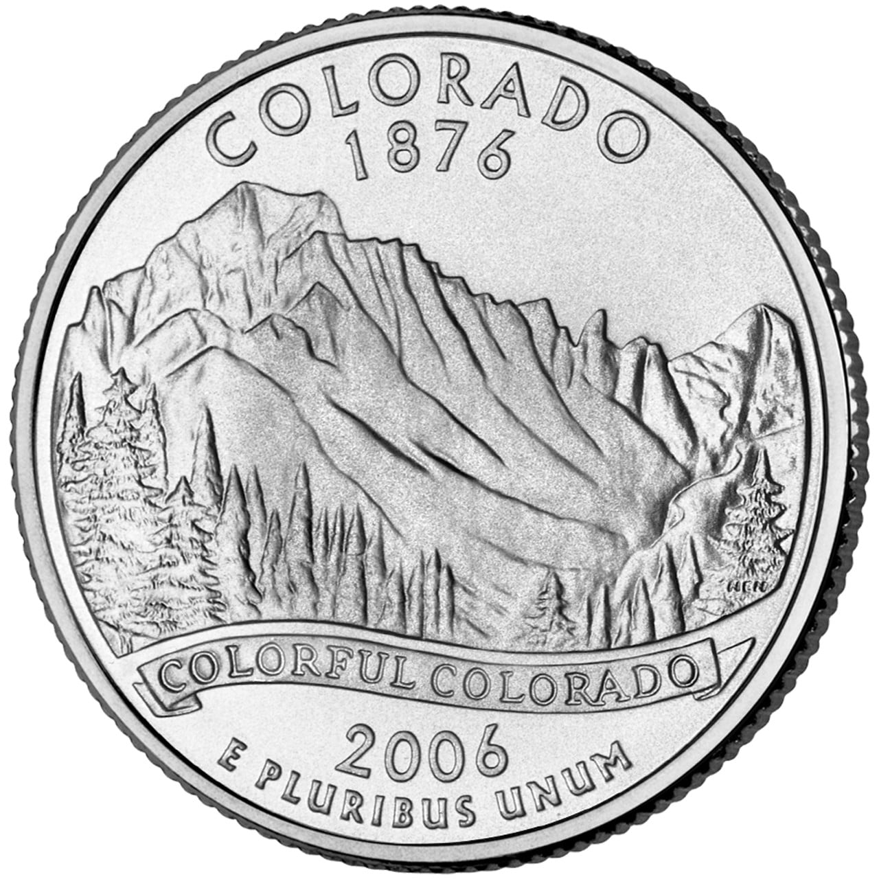 2006 50 State Quarters Coin Colorado Uncirculated Reverse