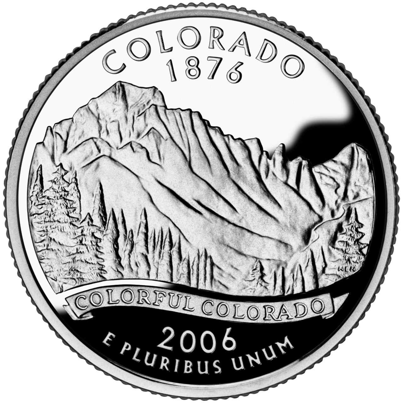 2006 50 State Quarters Coin Colorado Proof Reverse