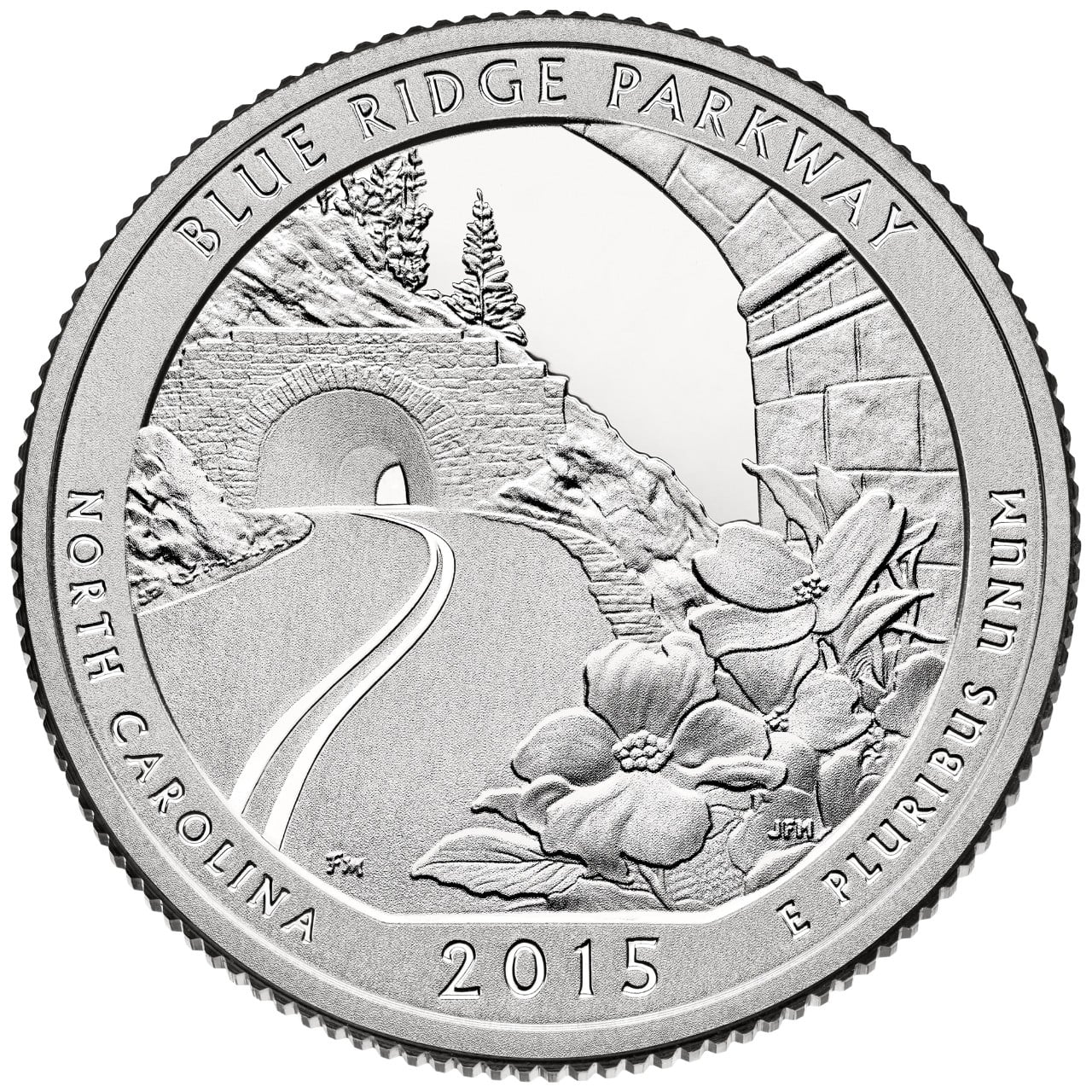 2015 Blue Ridge Parkway North Carolina Proof Reverse