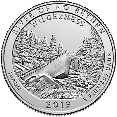 Frank Church River of No Return Wilderness Quarter Reverse