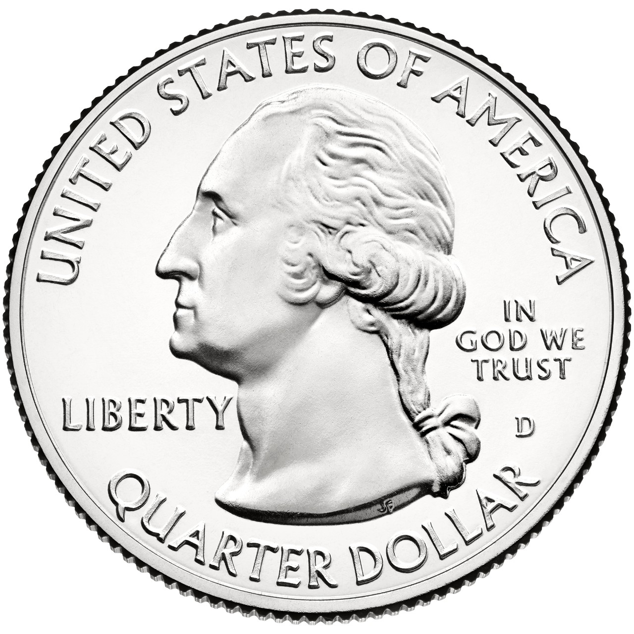 2013 America The Beautiful Quarters Coin Uncirculated Obverse D