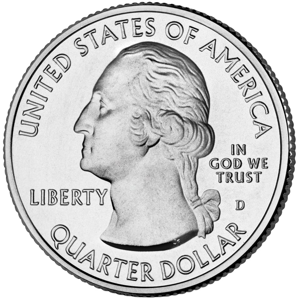 2010 America The Beautiful Quarters Coin Uncirculated Obverse Denver