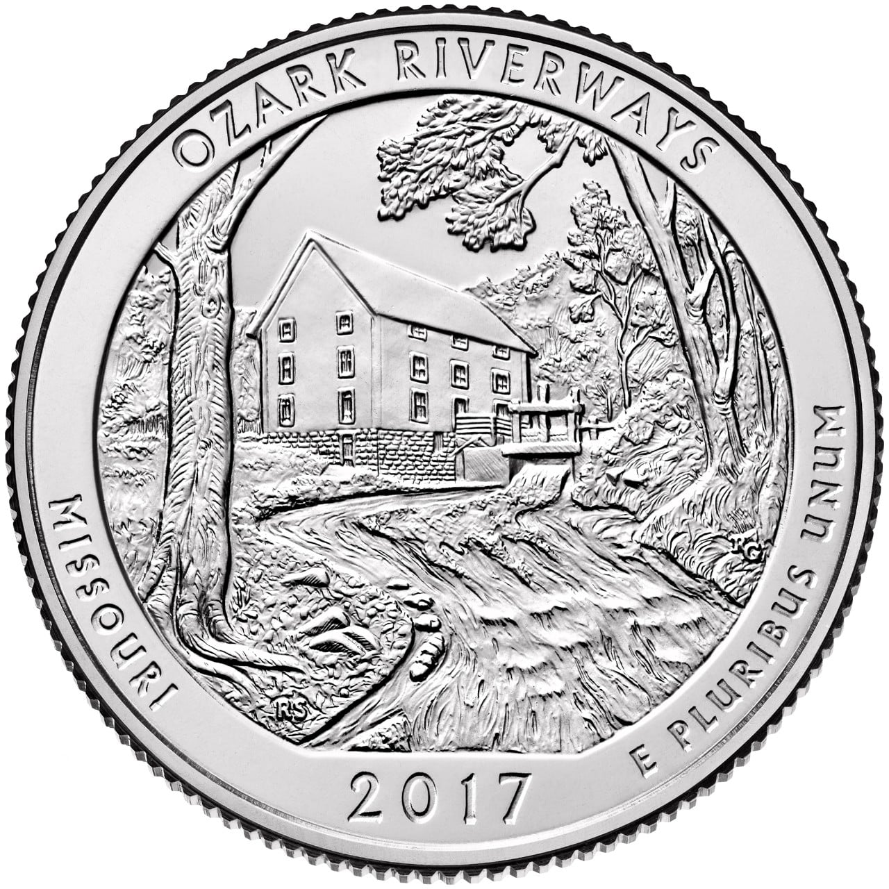 2017 Ozark Riverways Missouri Uncirculated Reverse