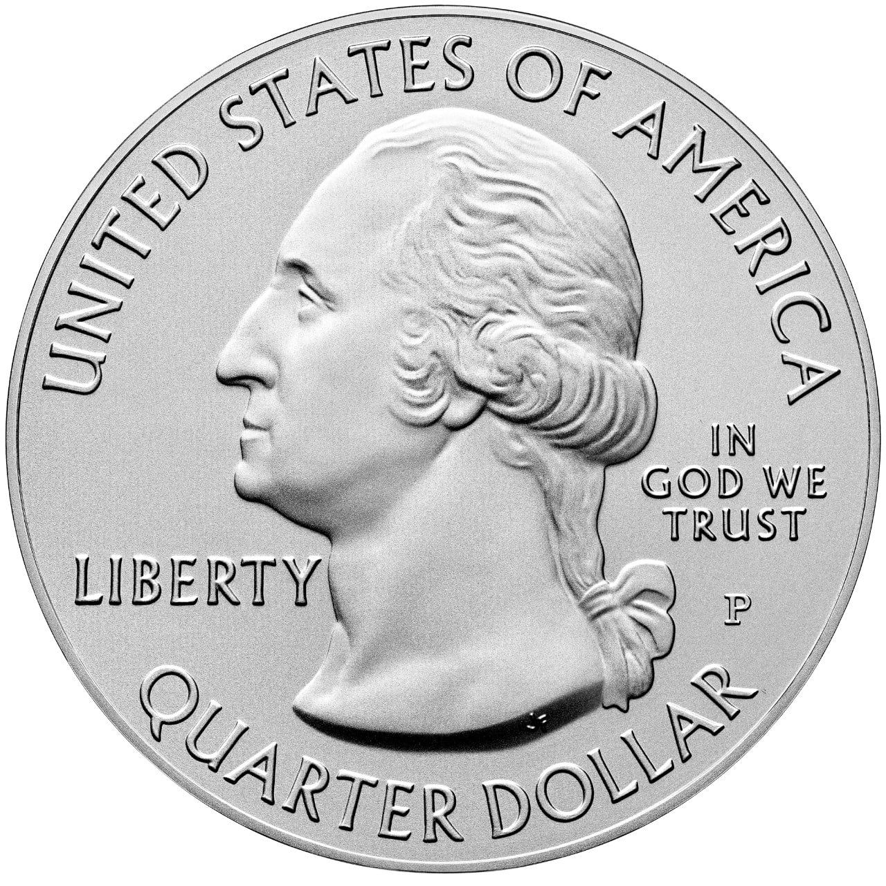2018 America the Beautiful Quarters Five Ounce Silver Uncirculated Coin Pictured Rocks Michigan Obverse