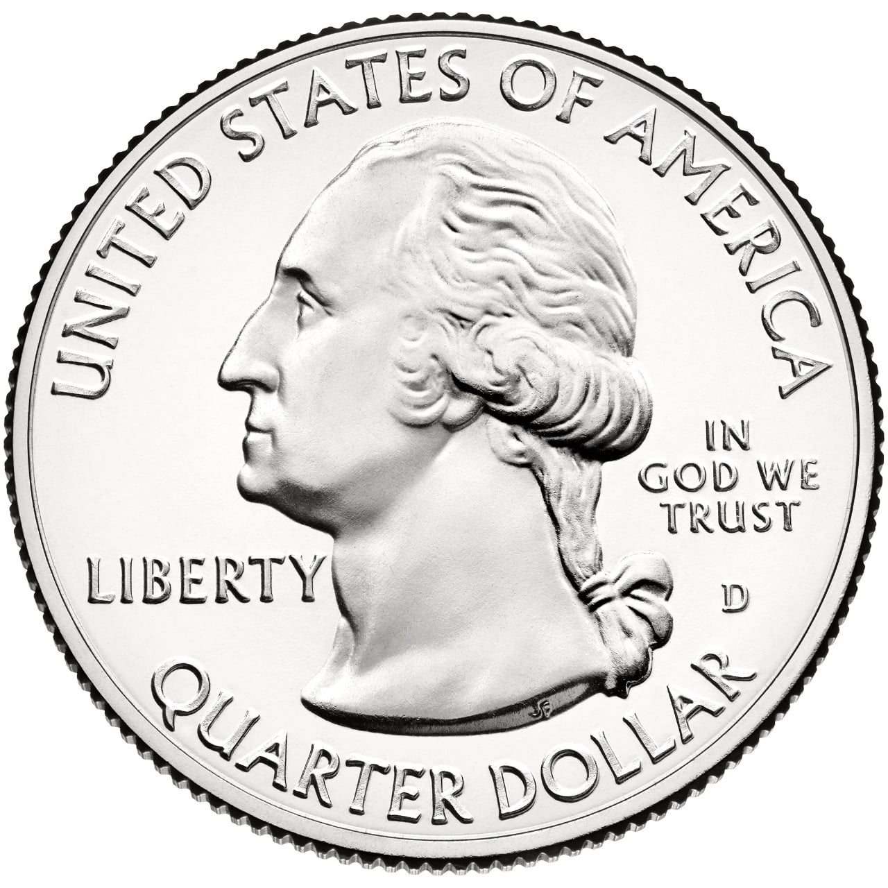 2013 America The Beautiful Quarters Coin Uncirculated Obverse D