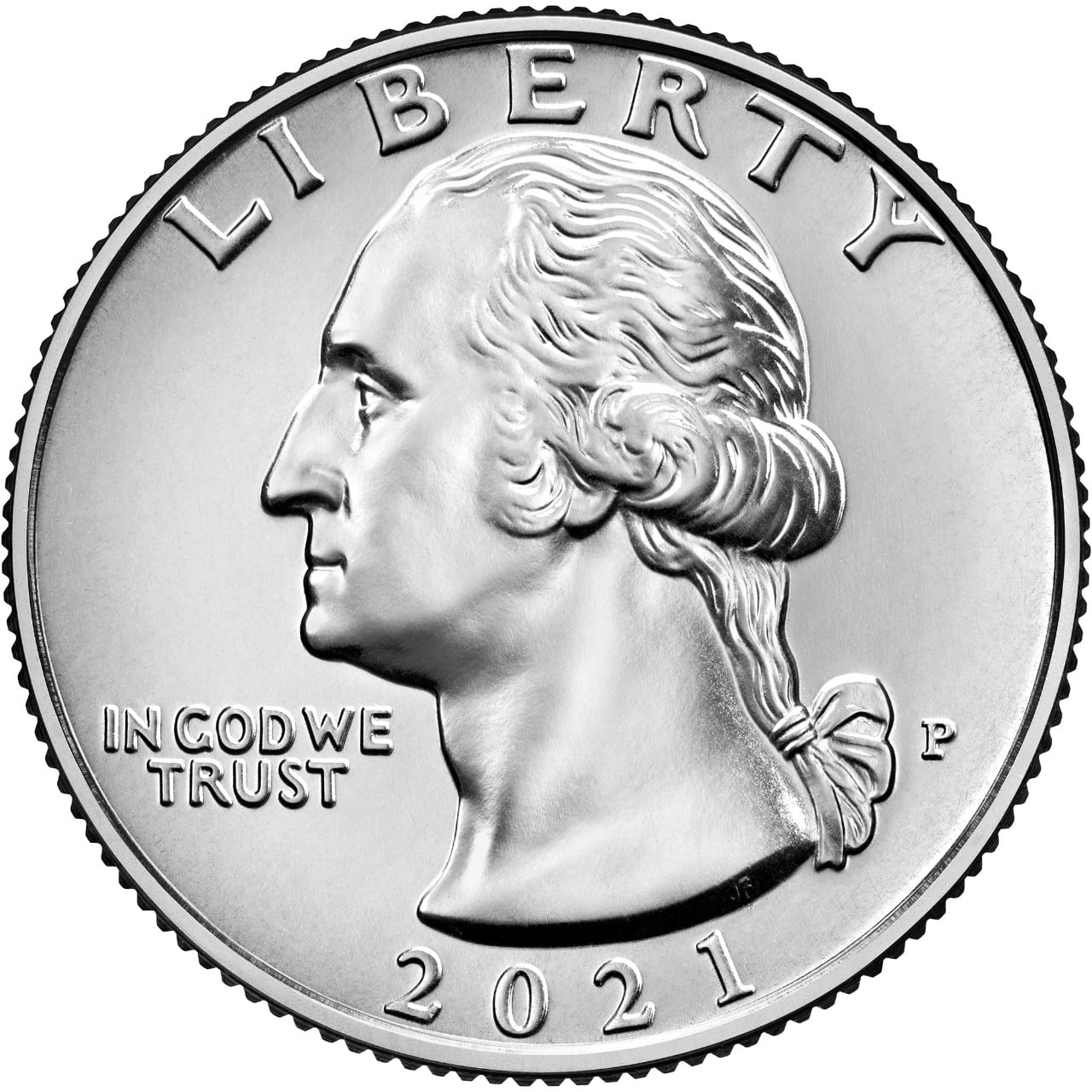 2021 General George Washington Crossing the Delaware Quarter Uncirculated Obverse Philadelphia