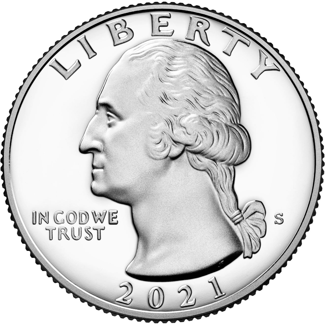 2021 General George Washington Crossing the Delaware Quarter Proof Obverse