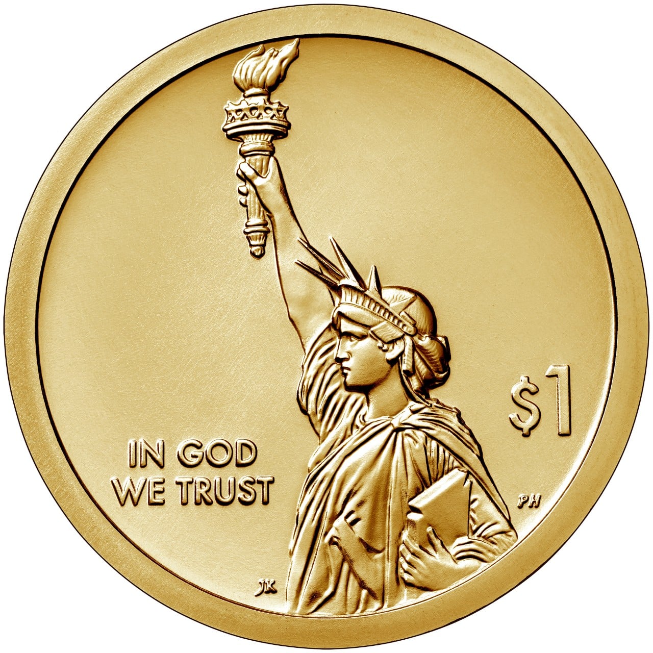 2018 American Innovation One Dollar Uncirculated Coin Obverse