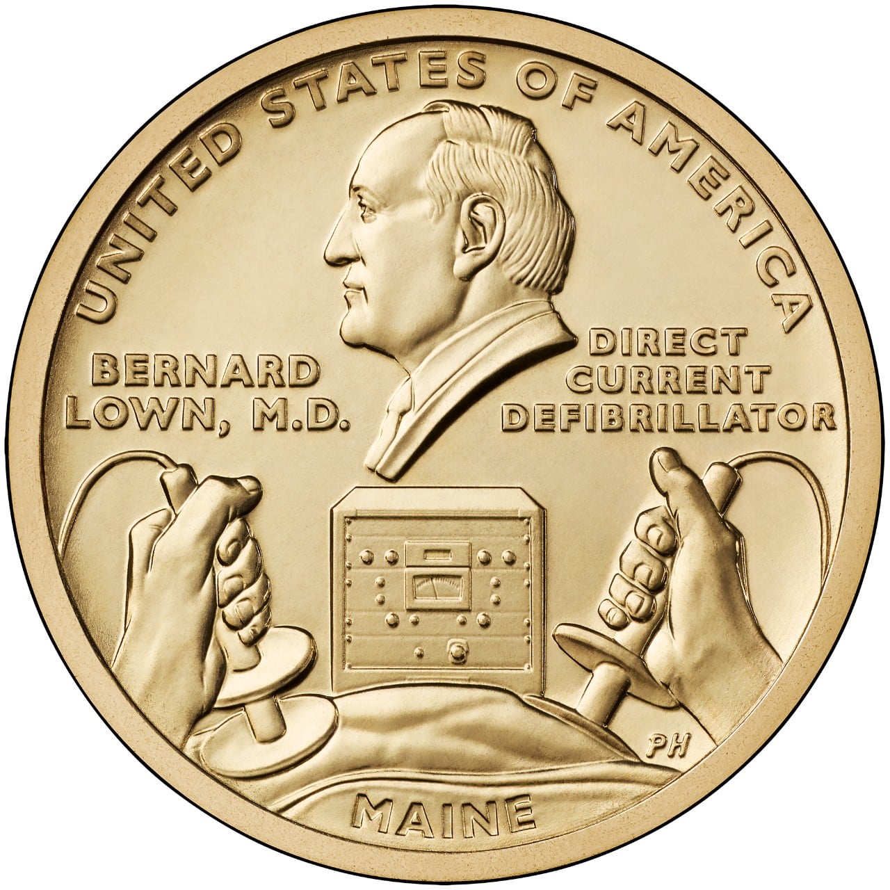 2024 American Innovation $1 Coin Maine Uncirculated Reverse