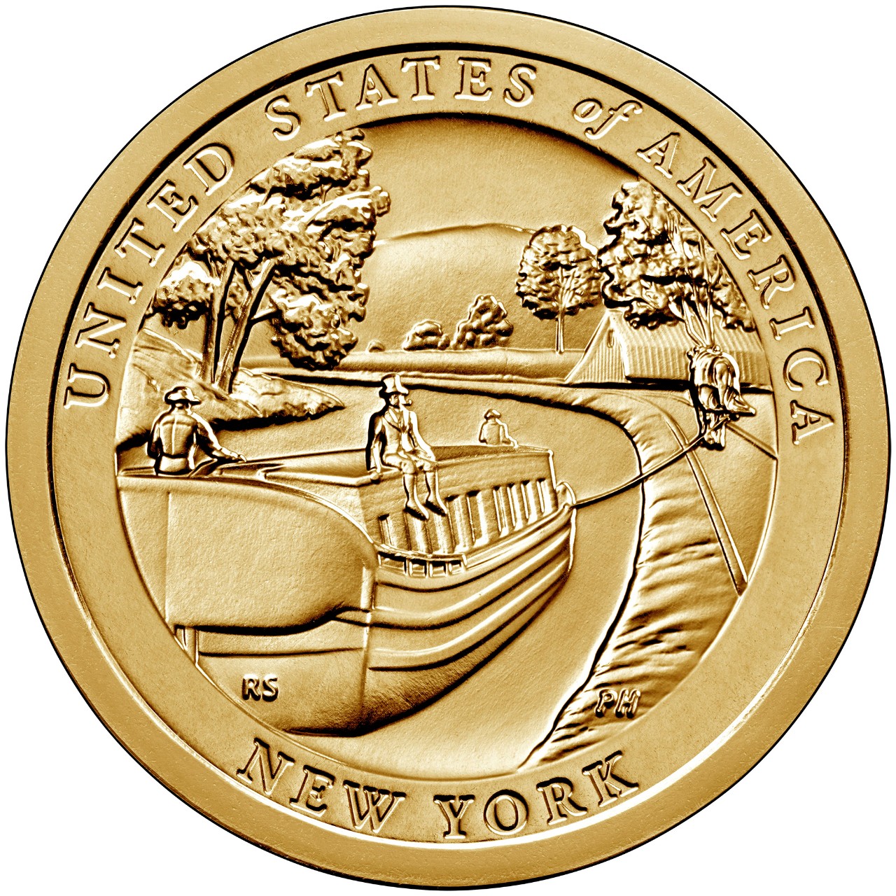 2021 American Innovation $1 Coin New York Uncirculated Reverse