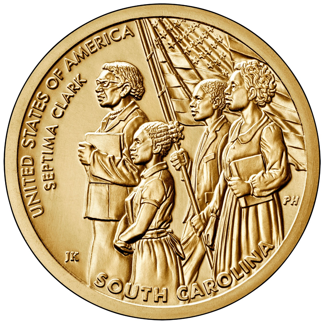 2020 American Innovation $1 Coin South Carolina Uncirculated Reverse