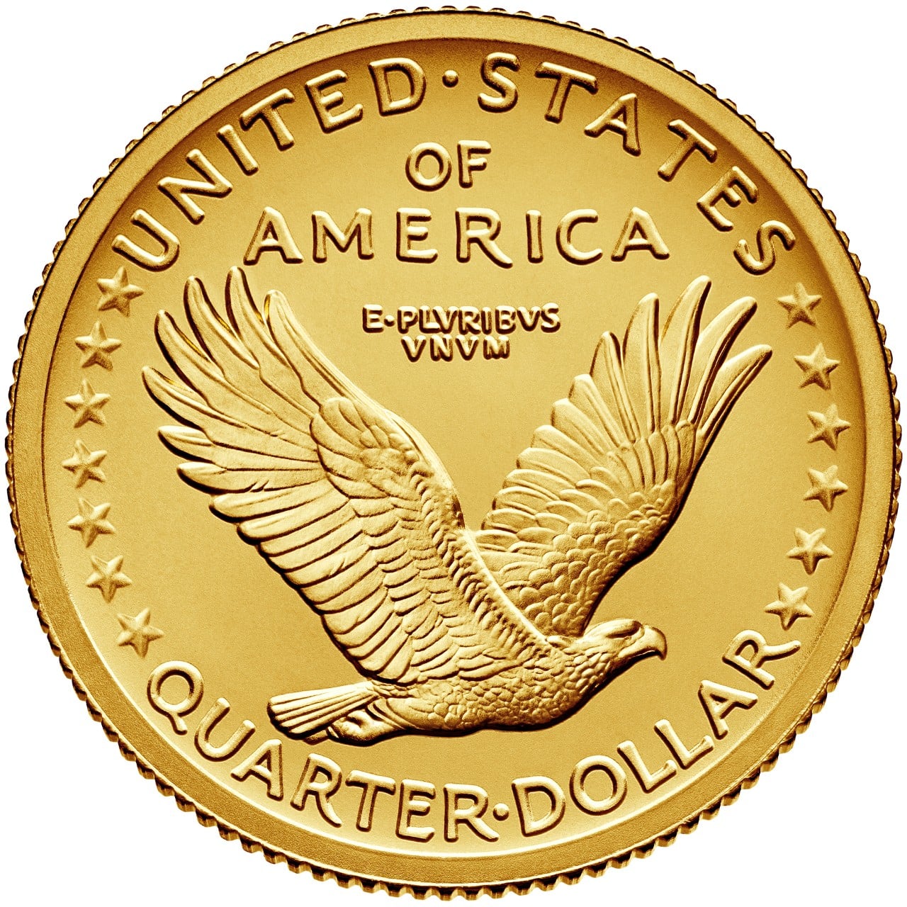 2016 Standing Liberty Centennial Gold Coin Reverse