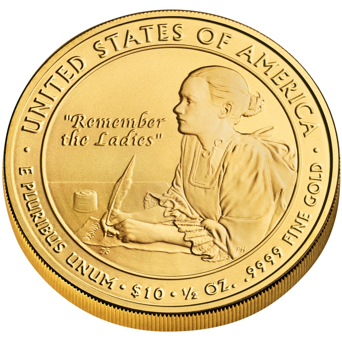 2007 First Spouse Gold Coin Abigail Adams Uncirculated Reverse