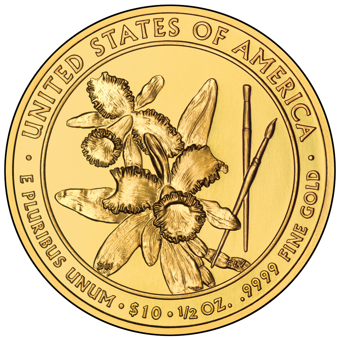 2012 First Spouse Gold Coin Caroline Harrison Uncirculated Reverse