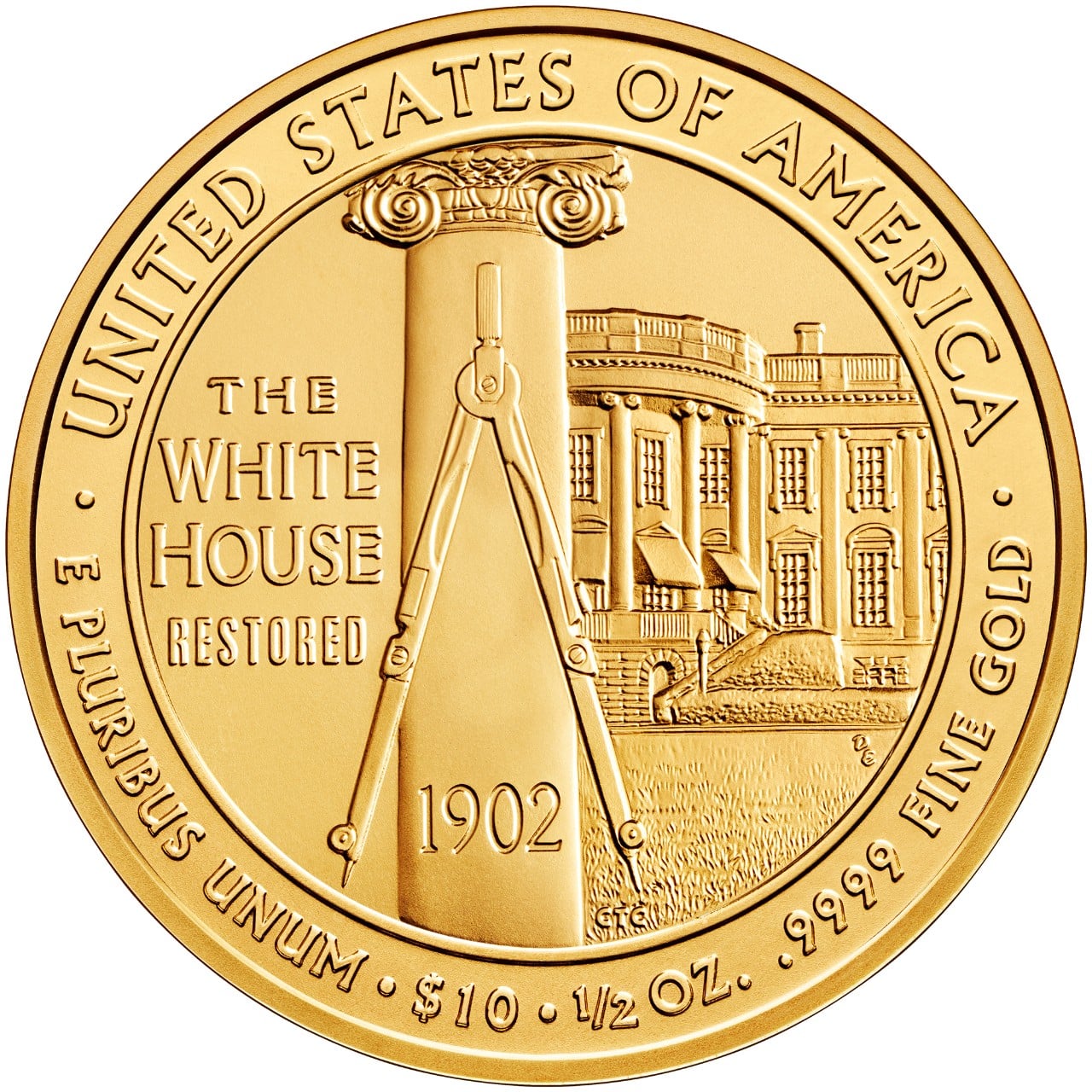 2013 First Spouse Gold Coin Edith Roosevelt Uncirculated Reverse