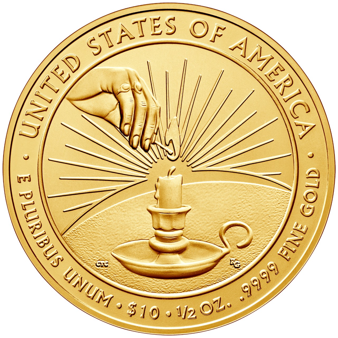 2014 First Spouse Gold Coin Eleanor Roosevelt Uncirculated Reverse